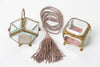 Antique French Bevelled Glass Jewellery Caskets