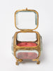 Antique French Bevelled Glass Jewellery Caskets