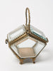 Antique French Bevelled Glass Jewellery Caskets
