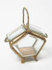 Antique French Bevelled Glass Jewellery Caskets