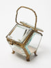 Antique French Bevelled Glass Jewellery Caskets