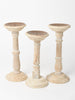 Bleached Balustrade candlesticks