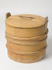 Antique 19thC Swedish Wooden Tub with lid