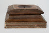Salvaged Indian Pillar Base Candle holders