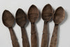 Collection Vintage handcarved Romanian wooden spoons