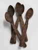 Collection Vintage handcarved Romanian wooden spoons