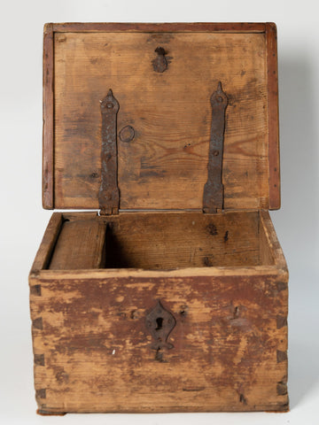 Antique 18th Century Swedish Writing box, original paint