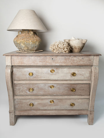 Antique Dutch Commode, limewashed finish