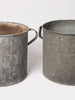 Vintage Hungarian Galvanised zinc bucket/planters
