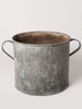 Vintage Hungarian Galvanised zinc bucket/planters