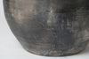 Beautiful Black grey jar table lamp with linen lampshade