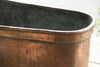 Antique 19th Century French Copper Slipper bath
