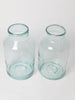 Hungarian recycled glass jar vases