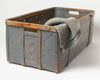 Antique Swedish painted birch bark and bentwood basket