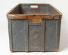 Antique Swedish painted birch bark and bentwood basket