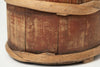 Authentic antique Swedish rustic wooden milk tubs