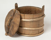 Authentic antique Swedish rustic wooden milk tubs