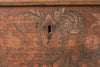 Huge antique Swedish 18th century marriage chest