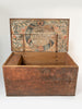 Huge antique Swedish 18th century marriage chest