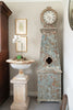Antique 19th century Swedish mora clock