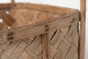 Antique 19th Century Swedish birch bark basket with bentwood handles