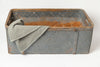 Antique Swedish painted birch bark and bentwood basket