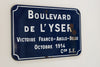 Large Original Vintage French Enamel Road Signs - Decorative Antiques UK  - 3