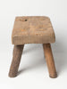 Antique Swedish folk art primitive milking stools
