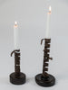 Antique 19th Century French Rat de cave candleholders