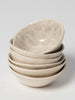 Wonki ware Ramekin pots in Warm grey pattern