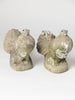 Pair Vintage French Stone doves, circa 1950's