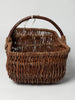 Vintage French woven foraging baskets