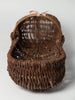 Vintage French woven foraging baskets