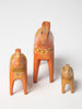 Collection antique Swedish Dala horses