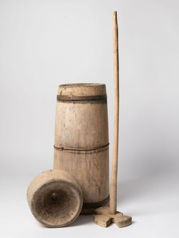 Antique 19th Century Swedish Pine Butter churn
