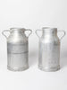 Vintage French Milk churns