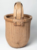 Antique Chinese bentwood handle willow basket
