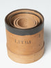 Collection 4 Vintage french wooden grain measures