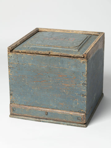 Antique 19th Century Swedish candle box with original paint