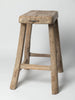 Antique Chinese stool with metal repairs