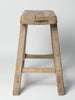 Antique Chinese stool with metal repairs