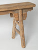 Rustic Chinese elm pig benches