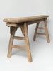 Rustic Chinese elm pig benches
