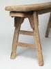 Rustic Chinese elm pig benches