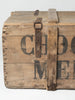 Large Antique Chocolat Menier box with lid
