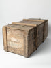 Large Antique Chocolat Menier box with lid