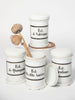 Collection of beautiful antique French apothecary lidded pots