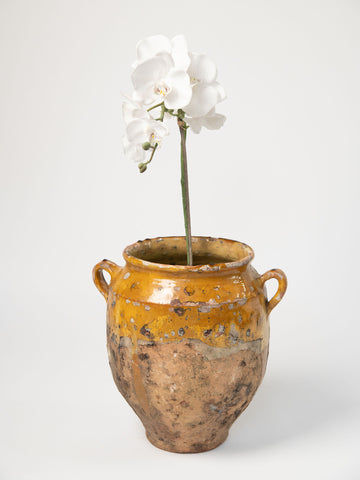 Large Antique 19th Century French Provencal Confit Pot