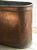 Antique 19th Century French Copper Slipper bath