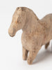 Antique Swedish hand carved wooden folk art toy horse